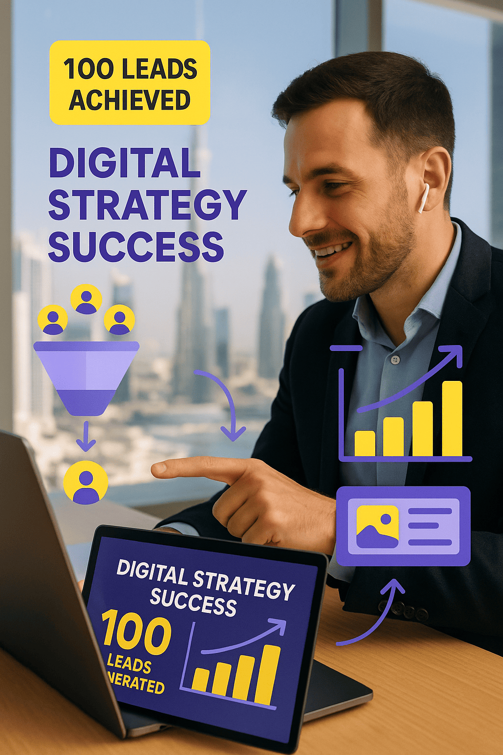 🚀 100 Leads Generating Digital Marketing Strategy for Dubai Businesses